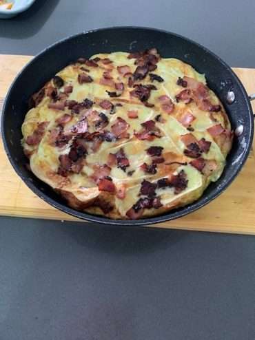 Bacon and Brie Frittata