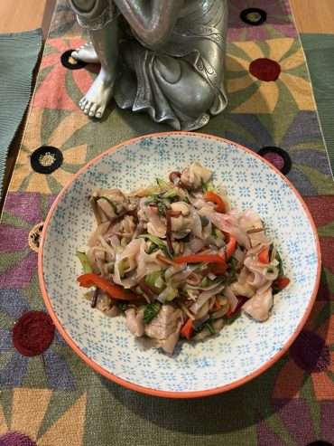 Honey Lime Glazed Chicken with Stir fry Vegetables