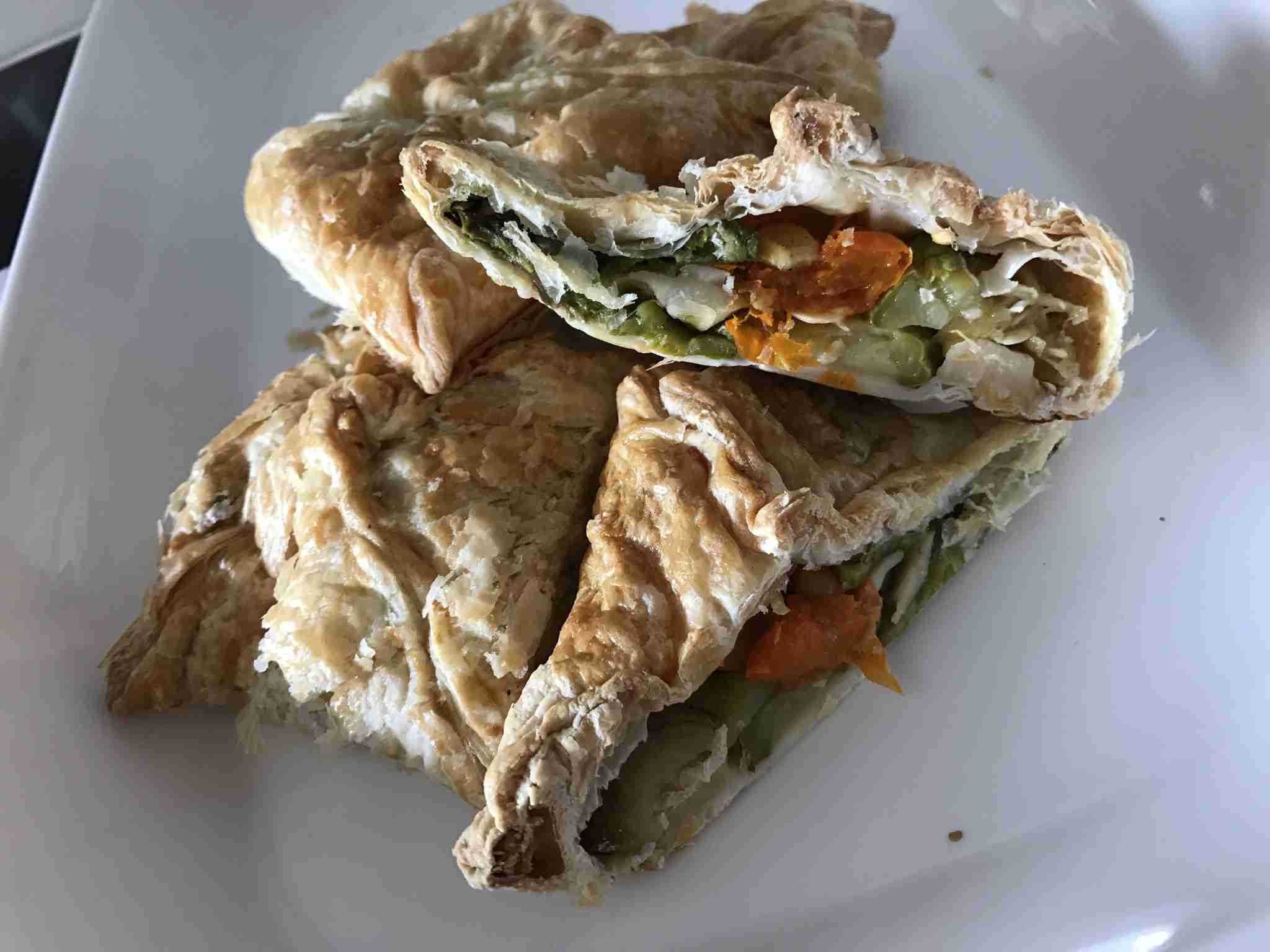 Making pies with left overs