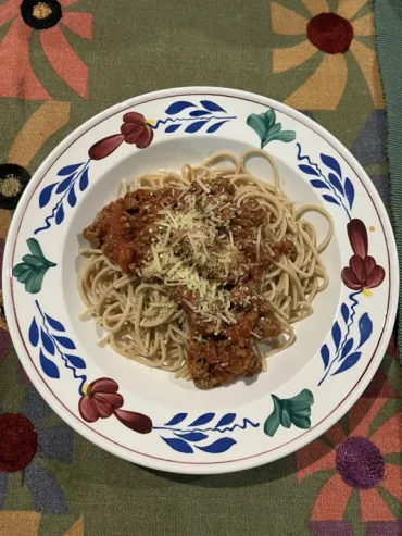 Lamb Ragu with Low Carb Pasta