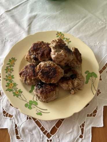 Pork and Blueberry Bites